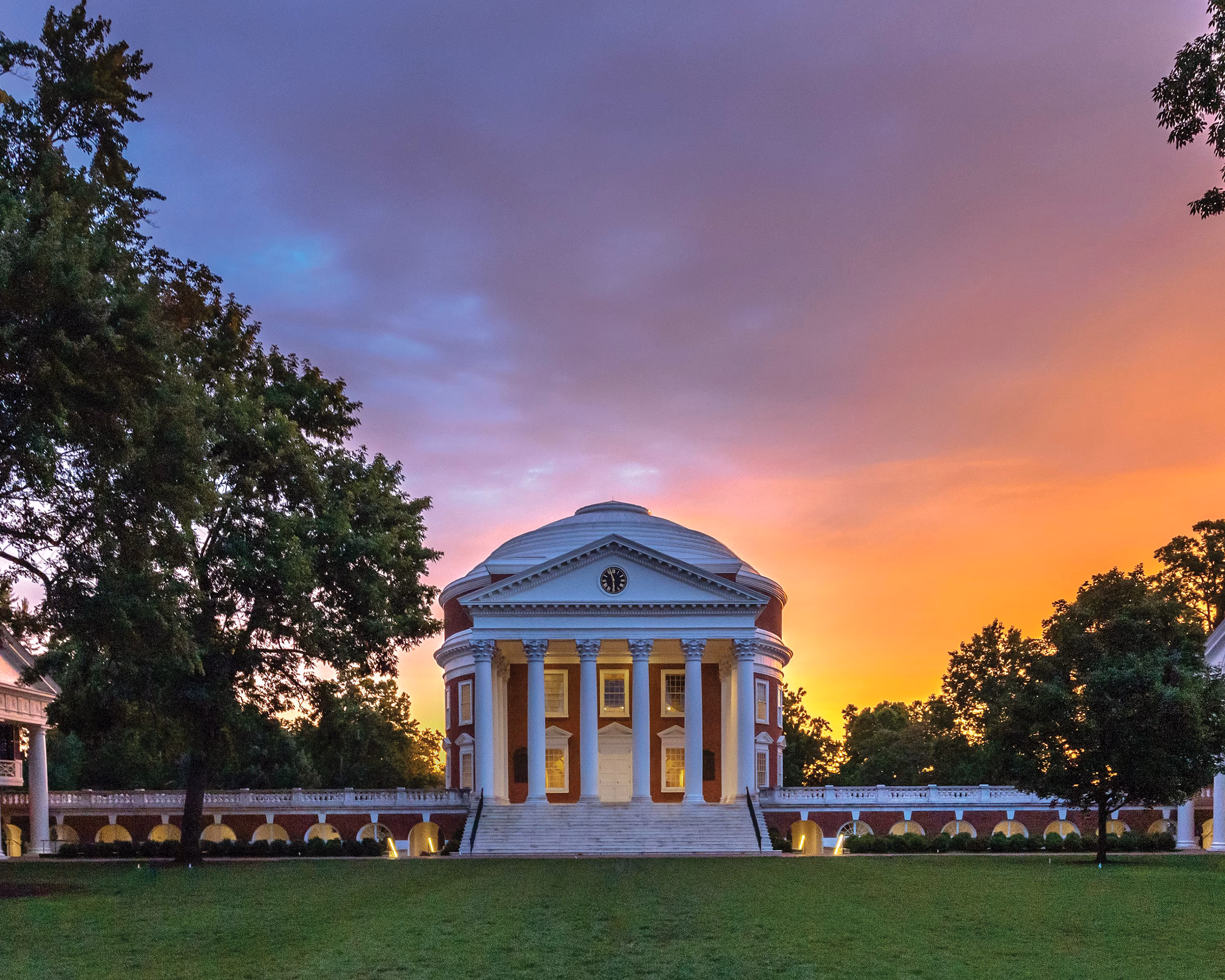 University of Virginia Rotunda at sunset
