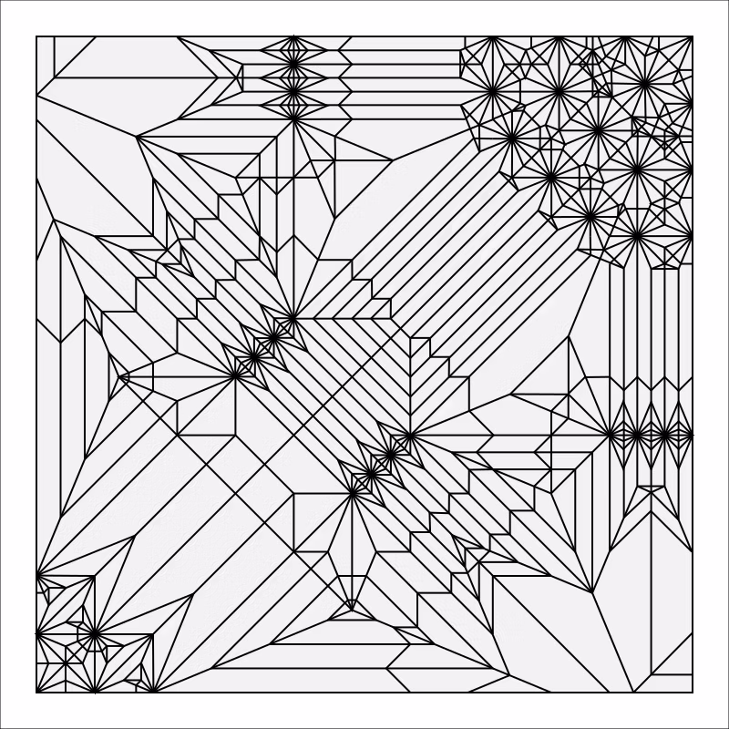 Origami crease pattern