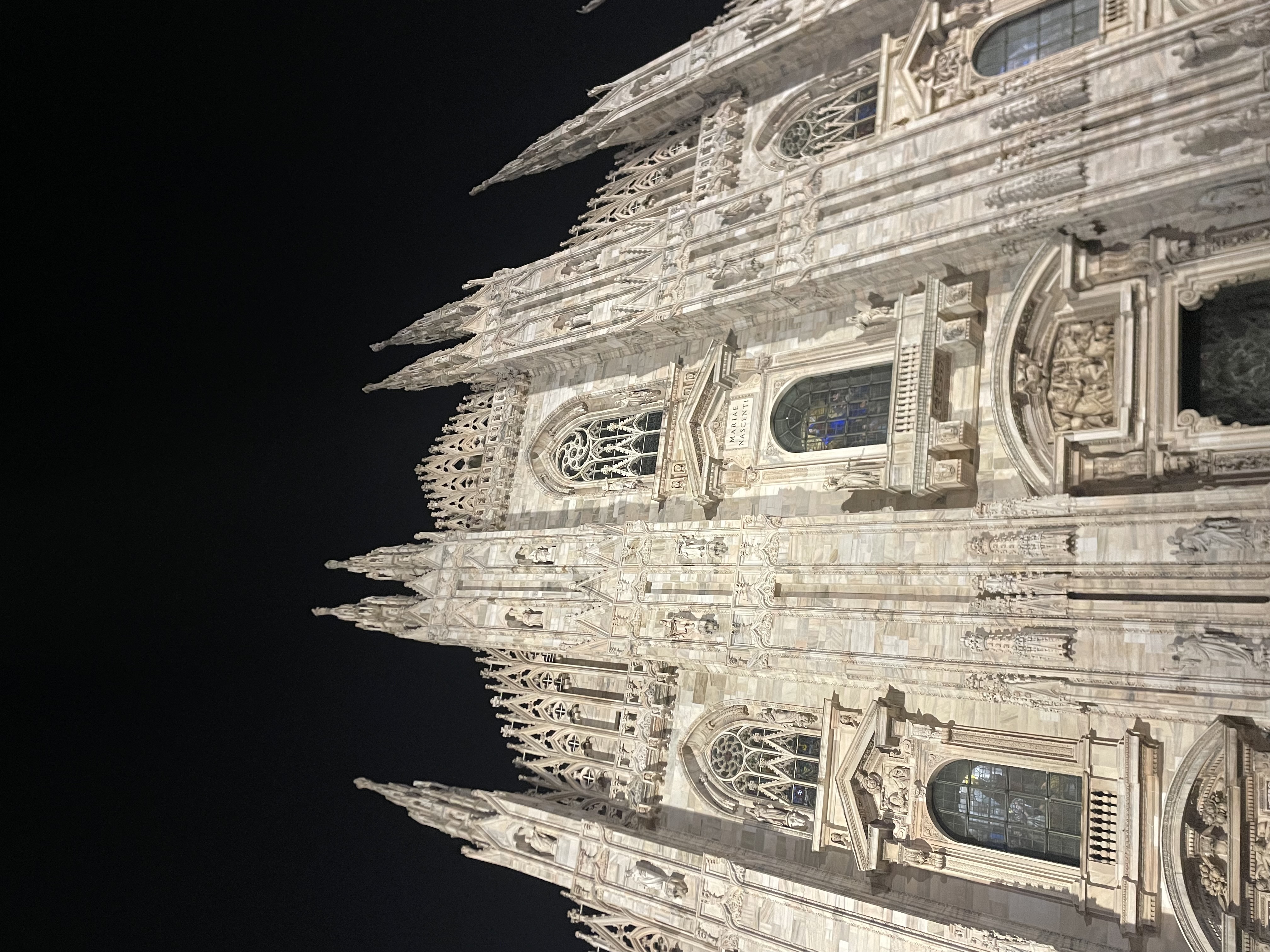 Milan Duomo at night